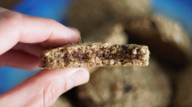 Biscuits bio sans sucre, avoine, amandes et noisettes