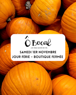 Fermeture le 1er novembre ! Happy Halloween !