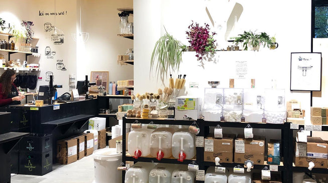 Notre boutique 2 en 1 ! L'épicerie et la droguerie regroupée !