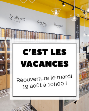 Congés d'été Ô Bocal août 2025
