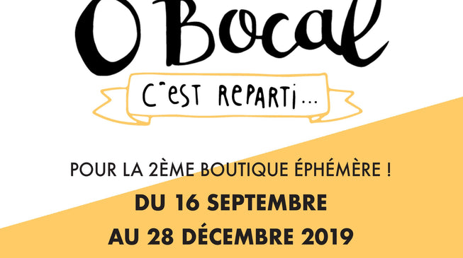 Notre 2ème boutique éphémère !