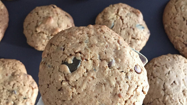 Les cookies bio sarrasin-coco-choco vegan