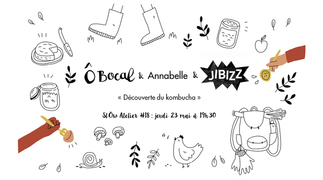 SlÔw Atelier #18 : Découverte du kombucha !