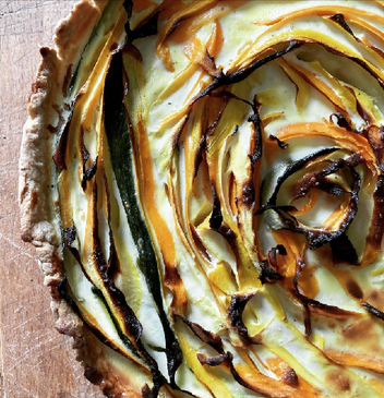 Tarte courgettes & ricotta bio de Aurore is in the Kitchen