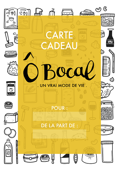 Carte cadeau Ô Bocal