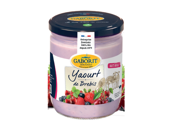 Yaourt de brebis fruits rouges bio & local - 400g
