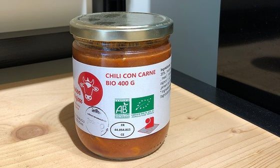 Chili con carne bio & local