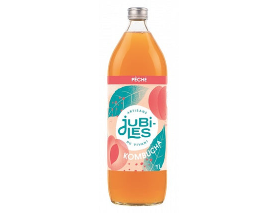 Kombucha bio pêche 1L