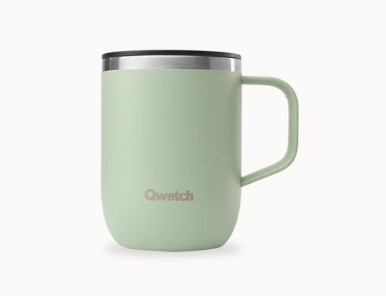 Mug isotherme Qwetch 350ml - vert tilleul