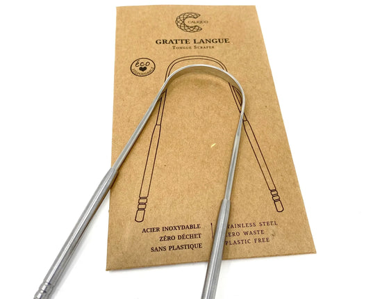 Gratte langue en acier inoxydable
