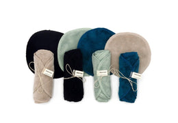 Lot de 5 lingettes lavables pour bébé en bambou