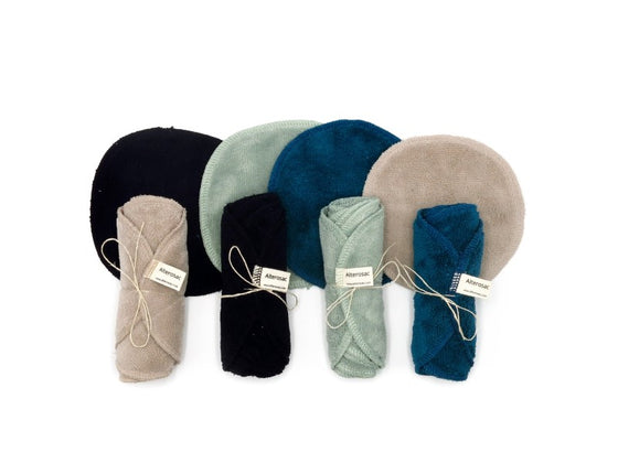 Lot de 5 lingettes lavables pour bébé en bambou