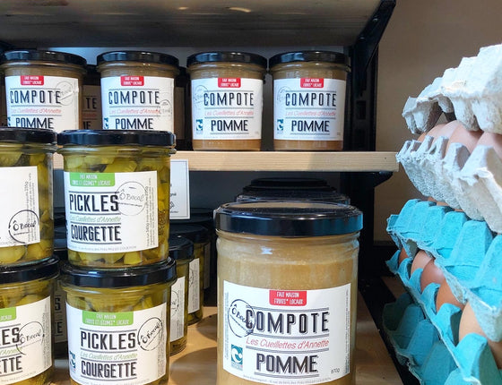 Compote de pomme bio & locale - format familial