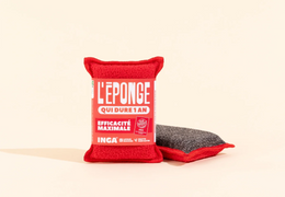 Éponge lavable Inga rouge