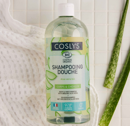 Shampooing-douche 2 en 1 aloé vera bio