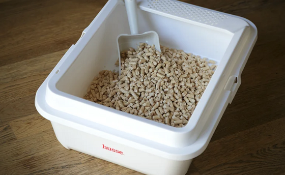 Litière végétale en granulés biodégradables et compostables