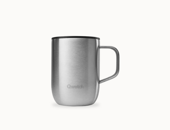 Mug isotherme Qwetch 350ml - inox recyclé