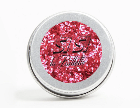 Si Si La Paillette - Paillettes cosmétiques biodégradables Rouges Moyennes