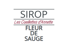 Sirop de fleur de sauge local