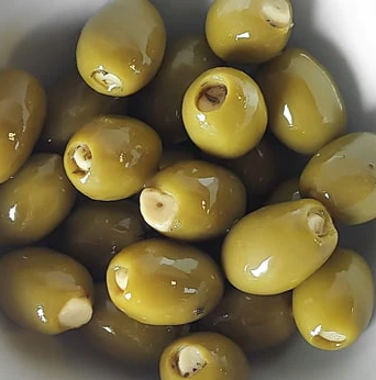 Olives vertes à l'ail bio