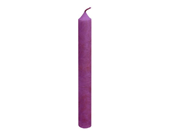 Bougie en cire végétale de stéarine - violette