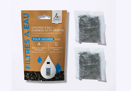 Charbons nomades compostables pour gourdes - lot de 2
