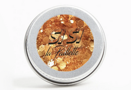 Si Si La Paillette - Paillettes cosmétiques biodégradables Queen du Désert Mix