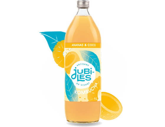 Kombucha bio ananas & coco 1L