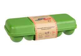 Boîte à œufs en coquilles d'œufs verte - 10 oeufs