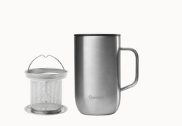 Mug tisanière isotherme Qwetch 470ml - inox recyclé
