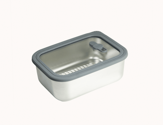 Boîte inox micro ondes Foody - Gaspajoe - 1000 ml