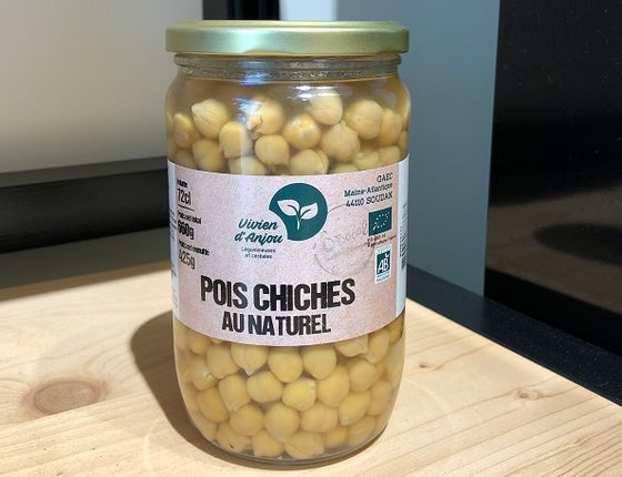 Pois chiches déjà cuits bio & locaux