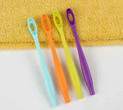 Manche de brosse à dents en bioplastique rechargeable Apimani - enfant