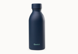 Bouteille isotherme Icon Qwetch 500 ml - bleu marine