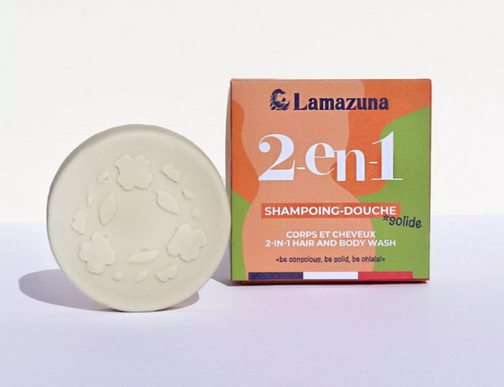 Shampooing solide Lamazuna 2 en 1