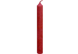Bougie en cire végétale de stéarine - rouge