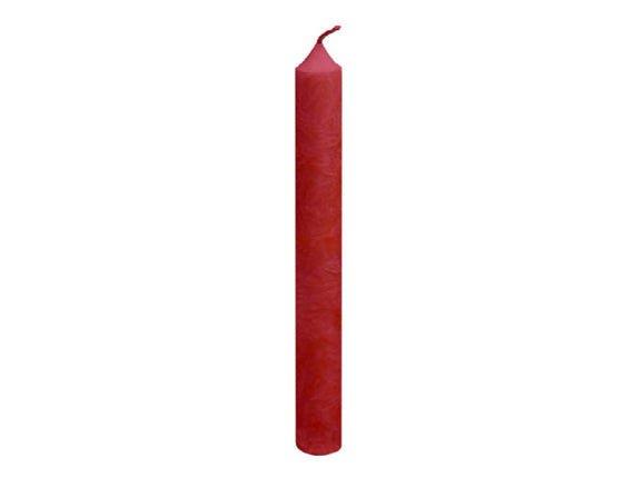 Bougie en cire végétale de stéarine - rouge