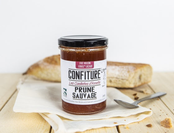 Confiture de prune sauvage bio & locale