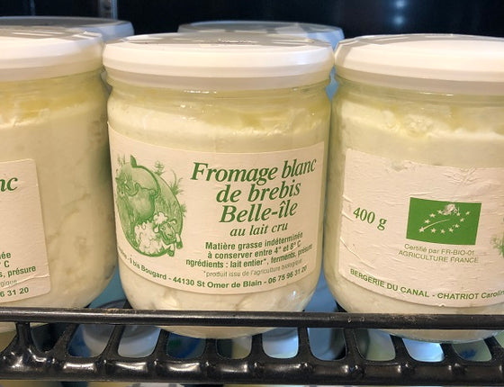 Fromage blanc au lait de brebis bio & local