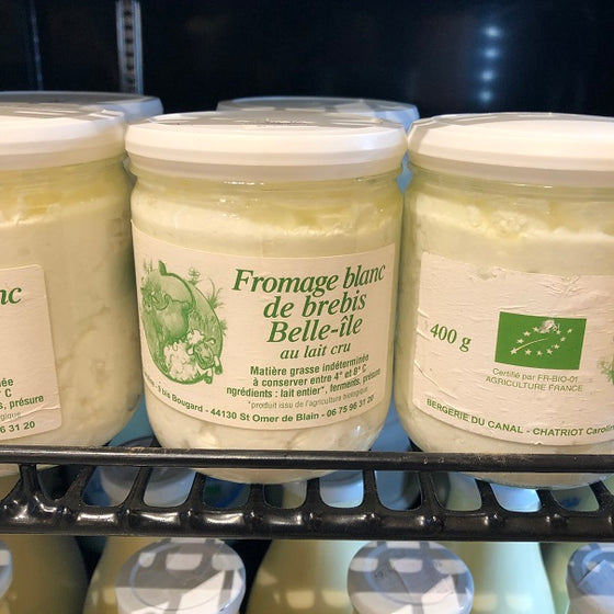 Fromage blanc au lait de brebis bio & local
