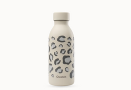 Bouteille isotherme Icon Qwetch 500 ml - léopard beige