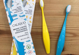Brosse à dents rechargeable enfants Caliquo - bleue