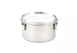 Boîte inox - diamètre 16 cm