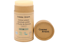 Crème solaire solide SPF 50 Comme Avant : sans parfum