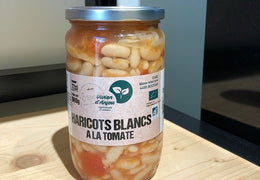 Haricots blancs à la tomate bio & locaux
