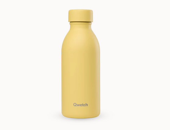 Bouteille isotherme Icon Qwetch 500 ml - jaune citron