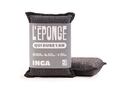 Éponge lavable Inga grise