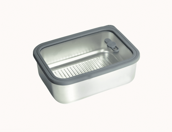 Boîte inox micro ondes Foody - Gaspajoe - 1300 ml