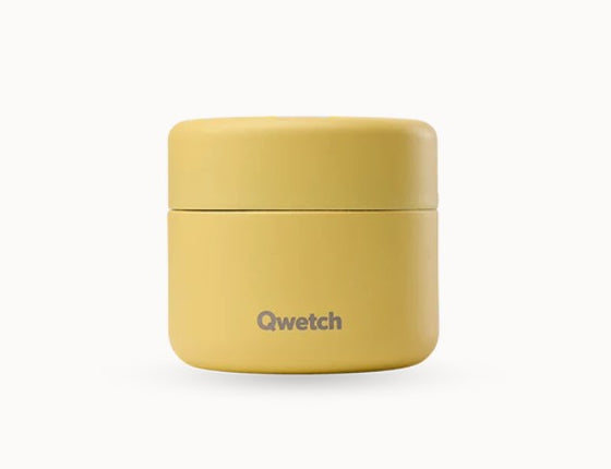 Mini boîte inox Qwetch routine box - jaune