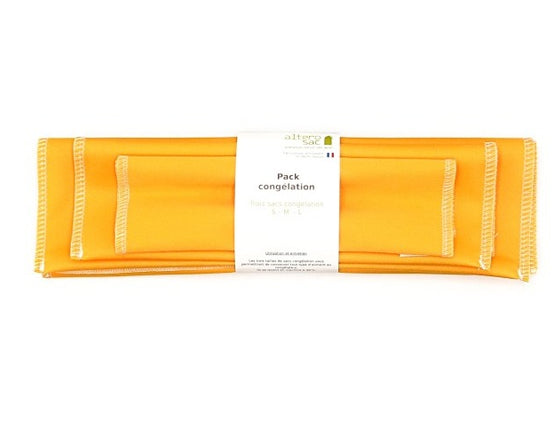 Sac congélation - lot de 3 jaune